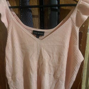 Plus size pink top
